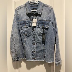 Kut from the kloth new jean jacket size 1X